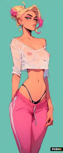 Sexy skinny gen z brat