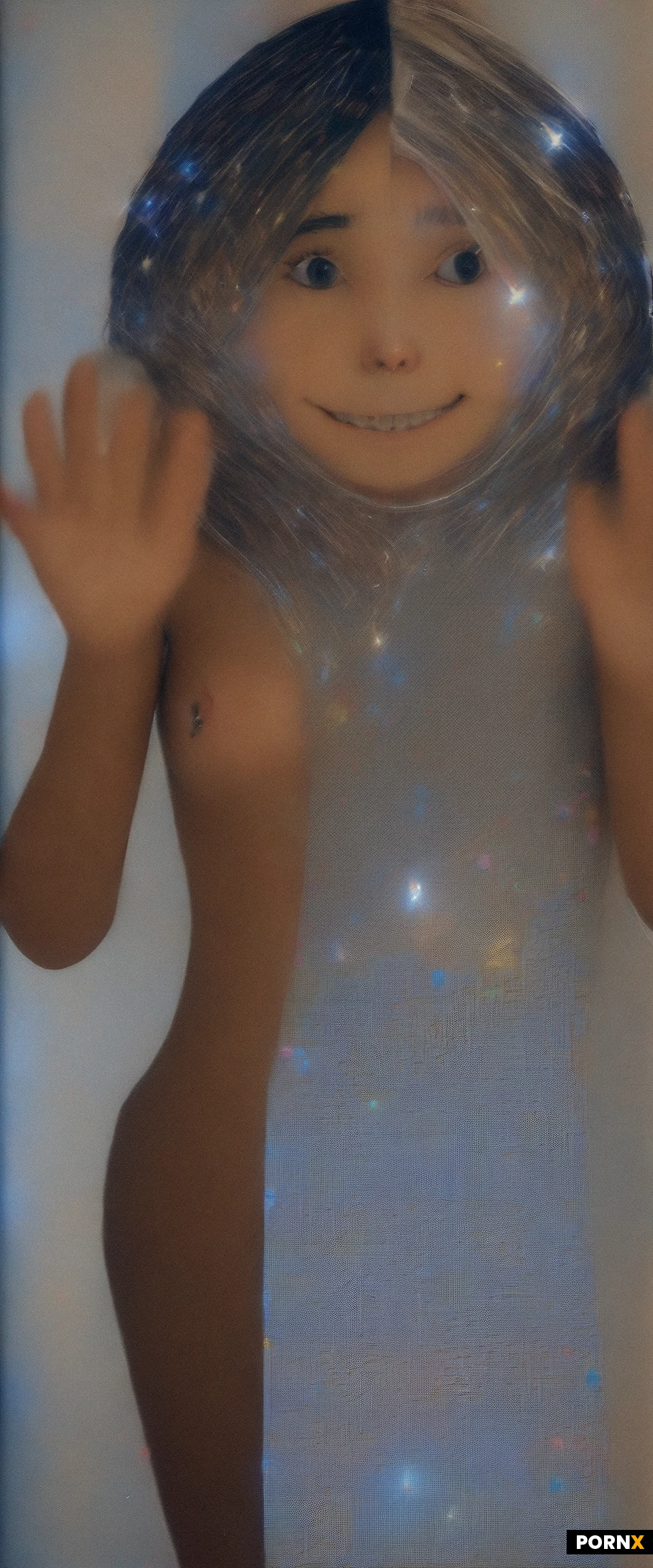 HighRes, best_quality, hiDef
19yo, (cute_beautiful_face:1.9), mixed_race_Caucasian_hispanic, looking_at_viewer, dark_tan_skin, short_hair, light_blonde_hair, straight_hair, light_brown_eyes, skinny_waist, (small_breast:1.5), topless, skinny_legs, light_grey_small_tight_gym_shorts, thighhigh_white_socks, lying_in_bed, in_bedroom, night_time, golden_lighting, above_view_of_character,ripped jeans shorts,presenting thigh gap,spreading legs,knees bent,busty lips