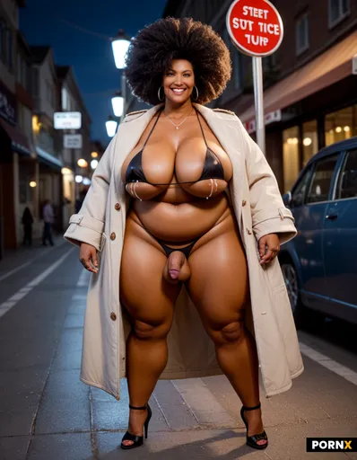 beautiful curvy black woman