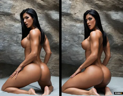 adult fantasy woman with rich dark-brown skin