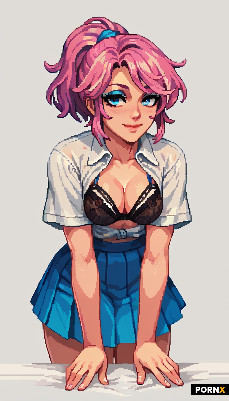 pink hair
