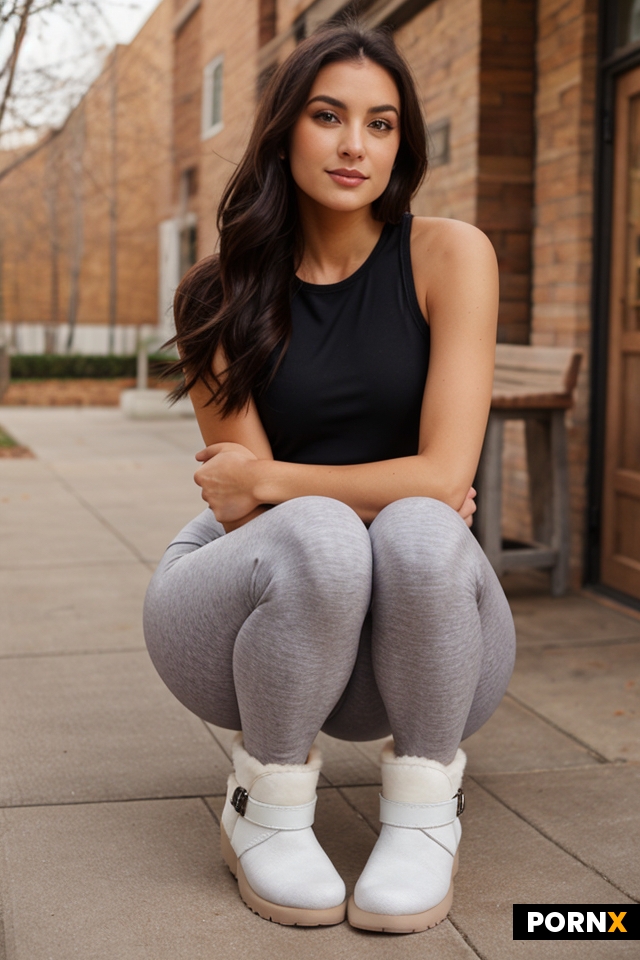 Ugg boots with yoga pants