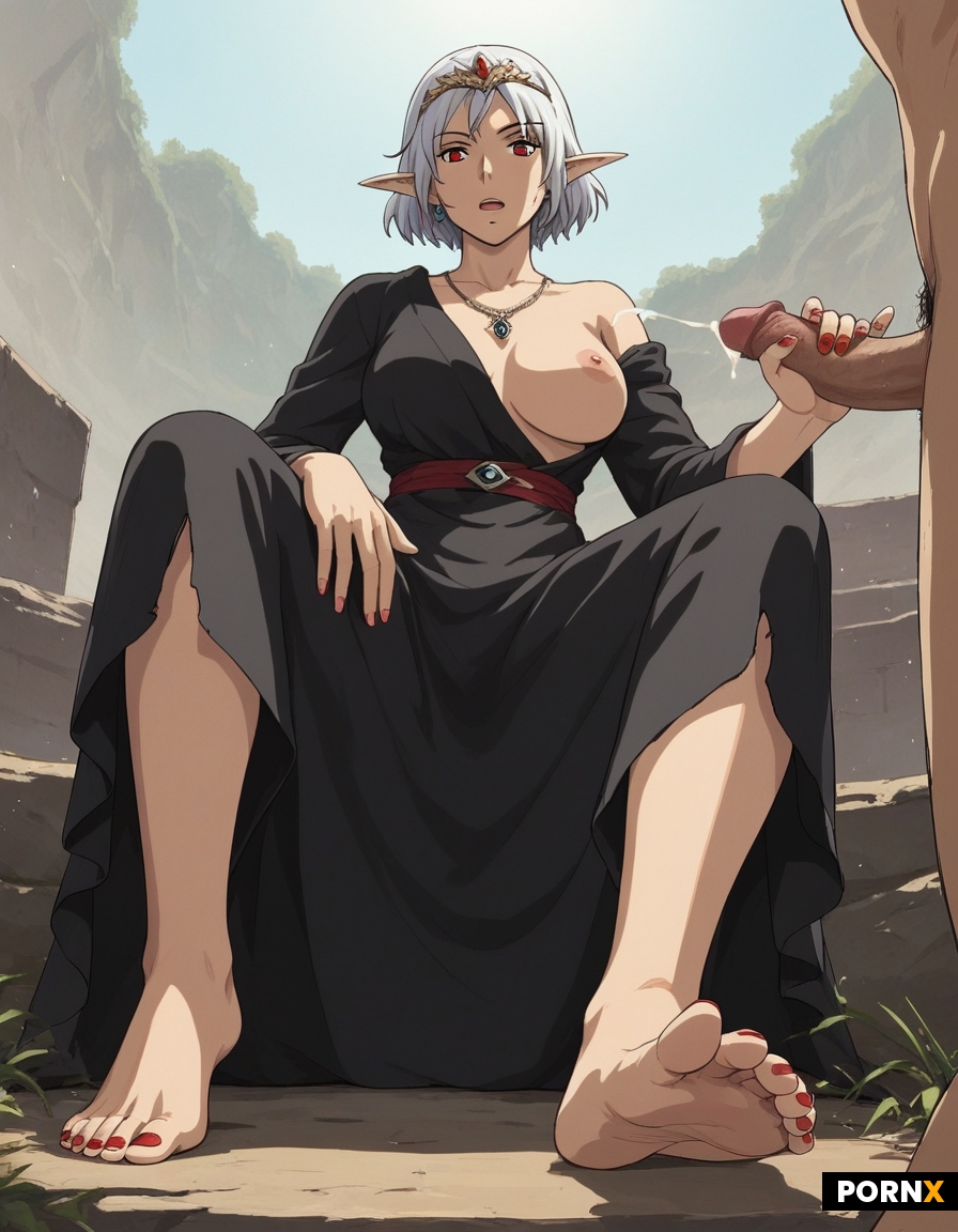 One woman