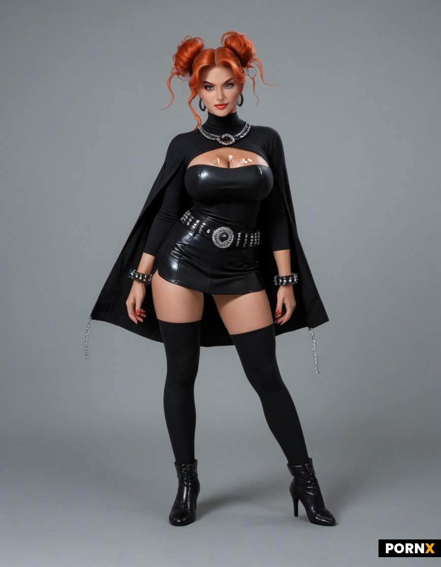 Ultimate Dynamic stylish overdramatic maniacal retro vintage comic superheroine