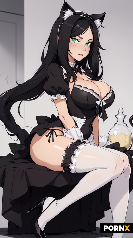 medium black hair