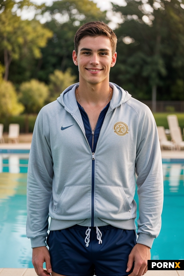 18 year old athletic college swimmer