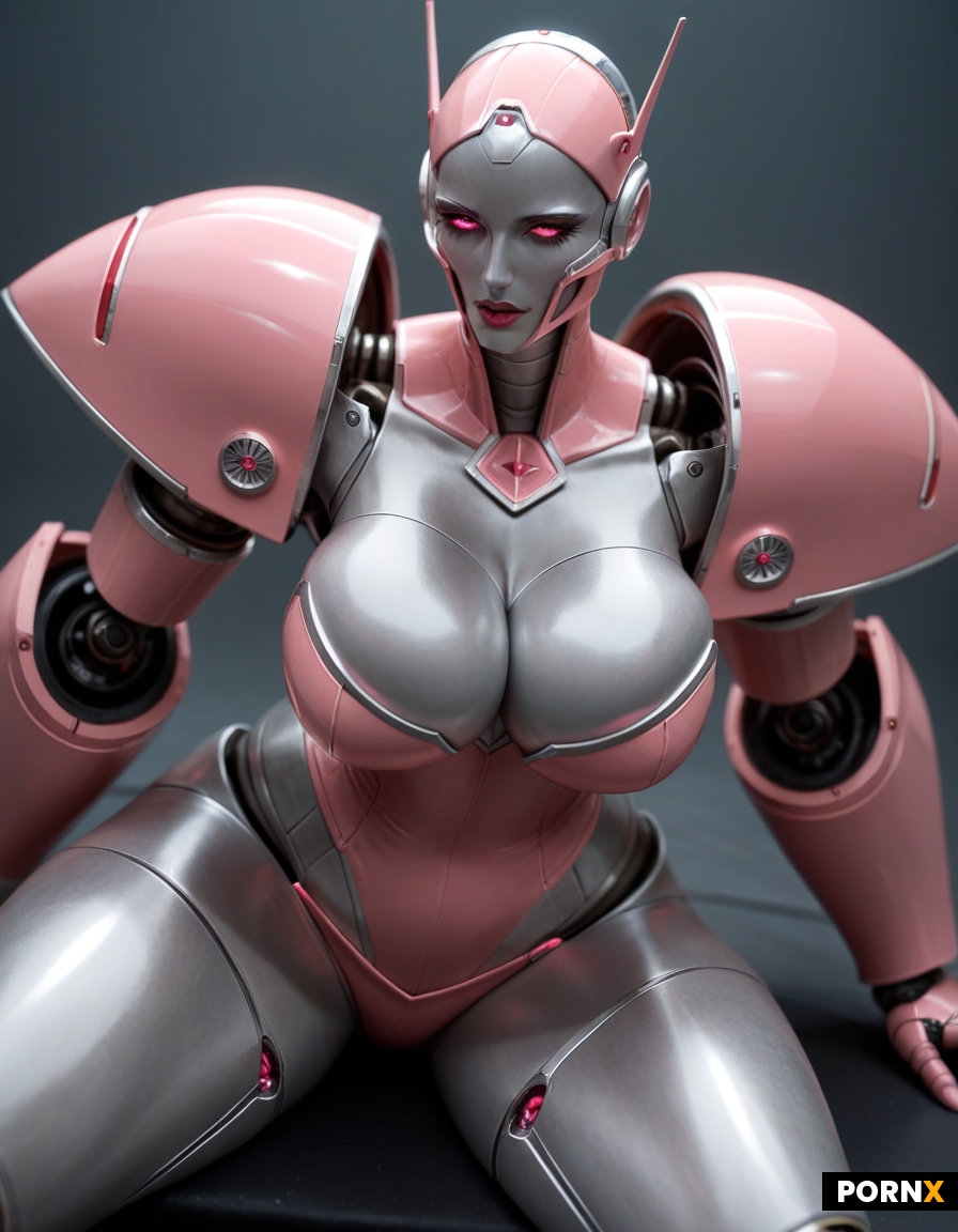 Pink metal armor with wheels