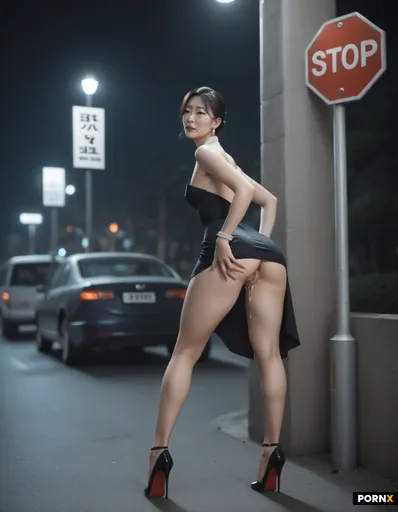 beautiful slender asian woman