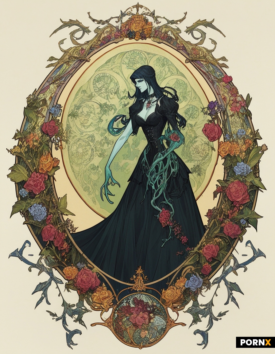 Eldritch god in shape of cute goth
