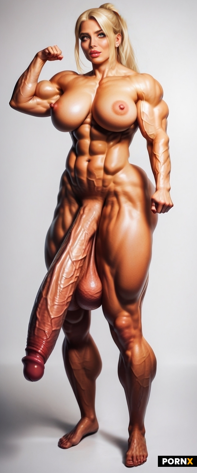 30-year-old gorgeous body builder futanari named Ulga