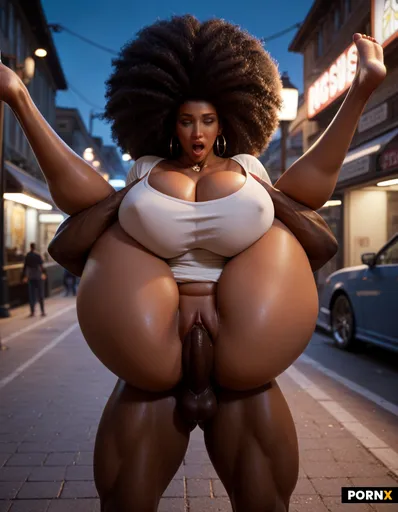 beautiful curvy black woman