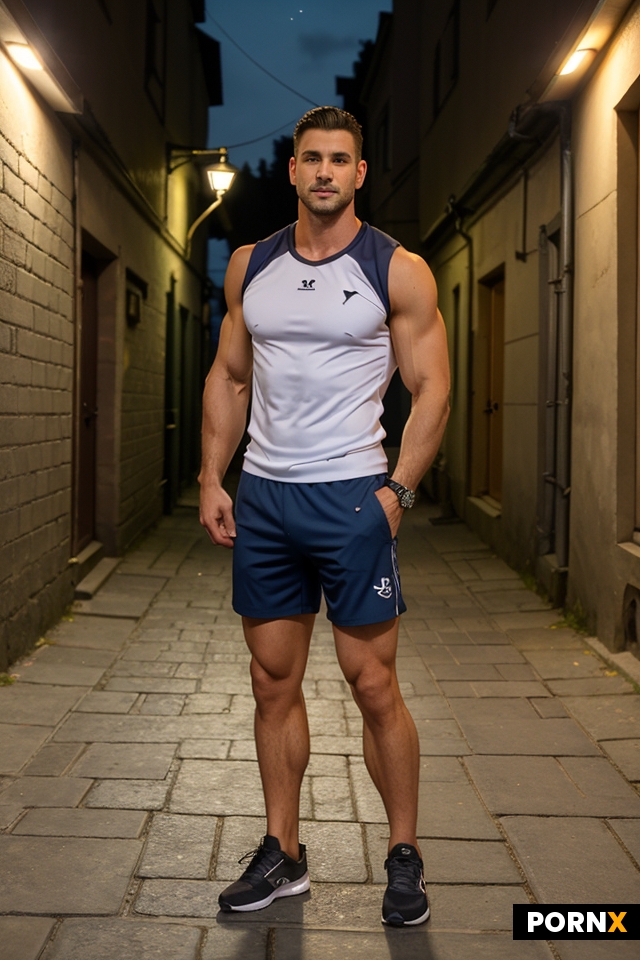 Hot sporty Male
