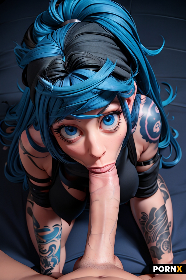 Deep blue eye color