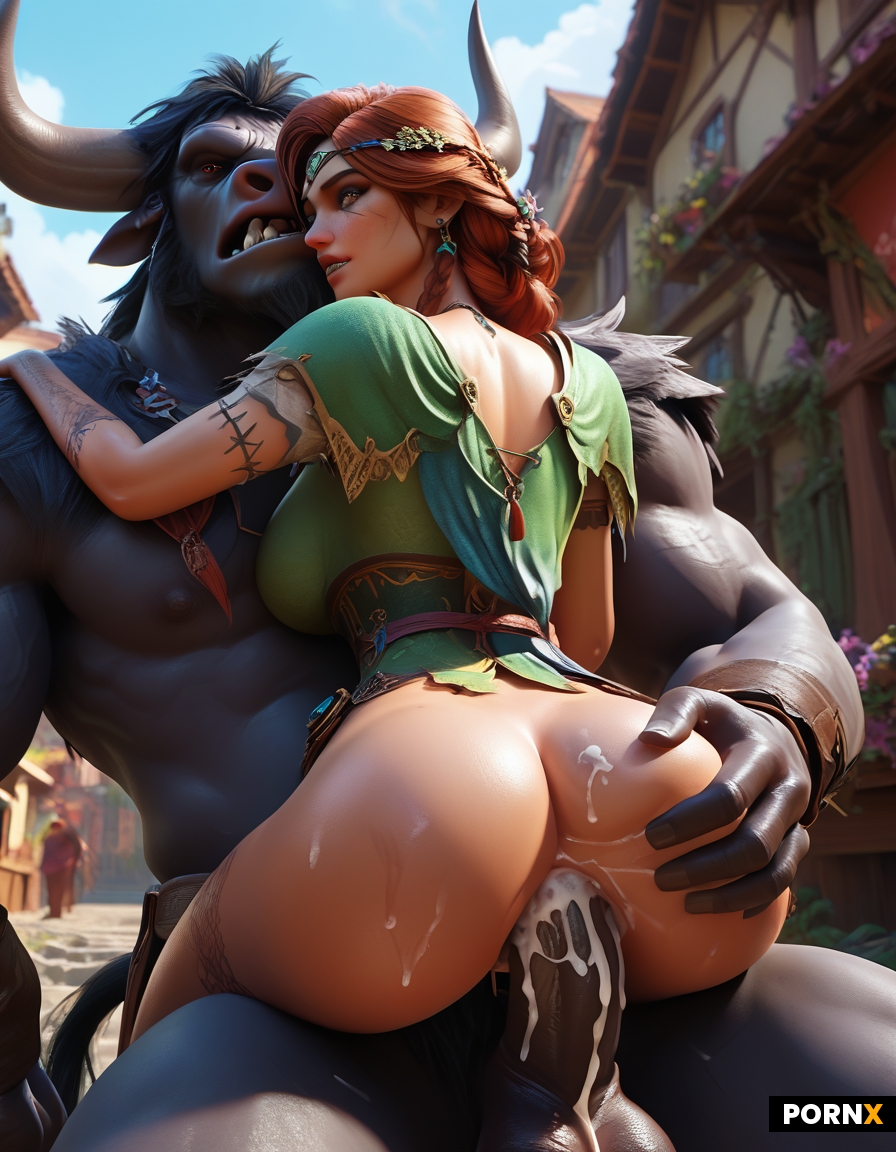 big ass sorceress getting fucked by minotaur