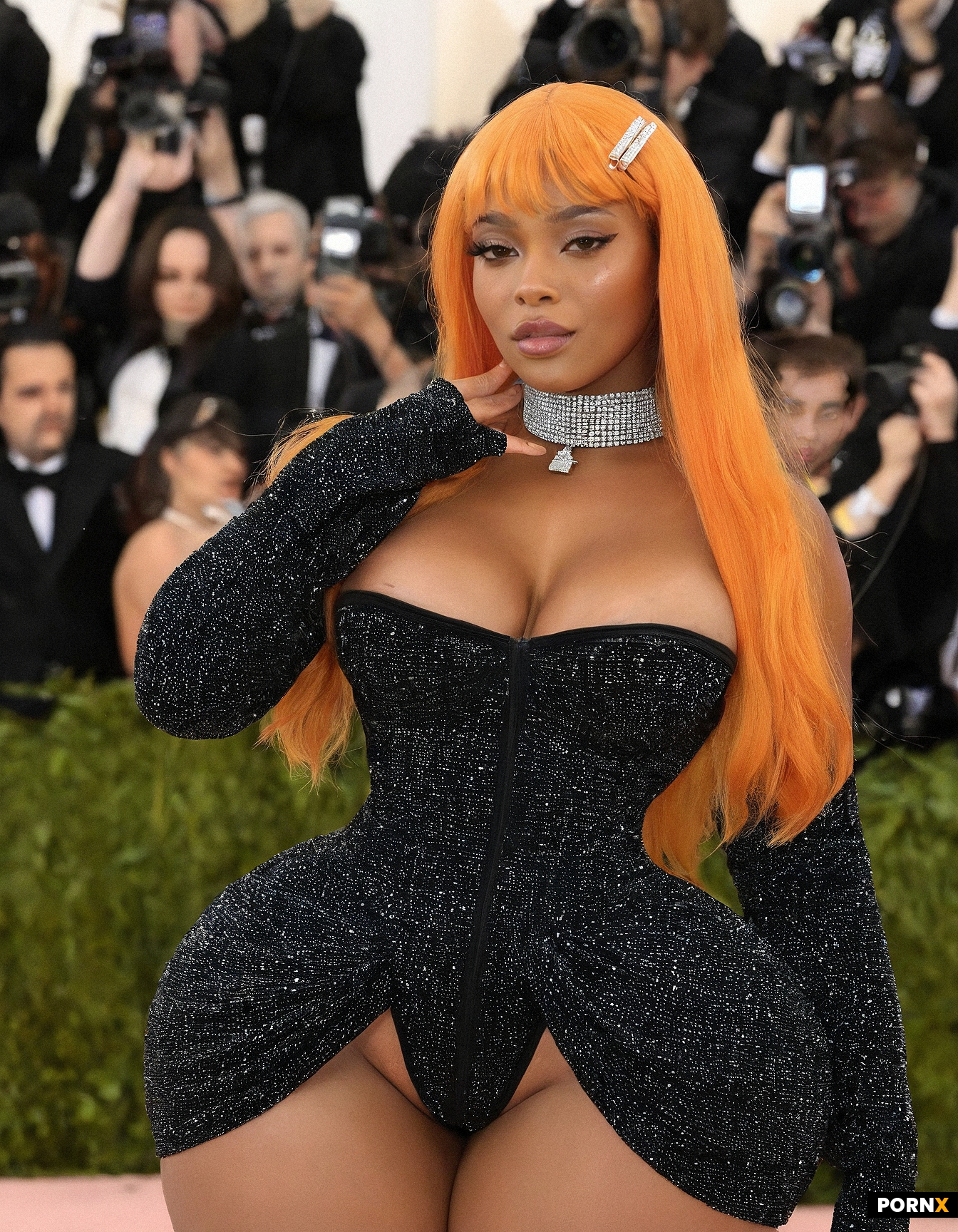 Cute black woman in her early 20s