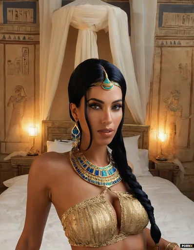 A radiant adult Egyptian woman in her twenties