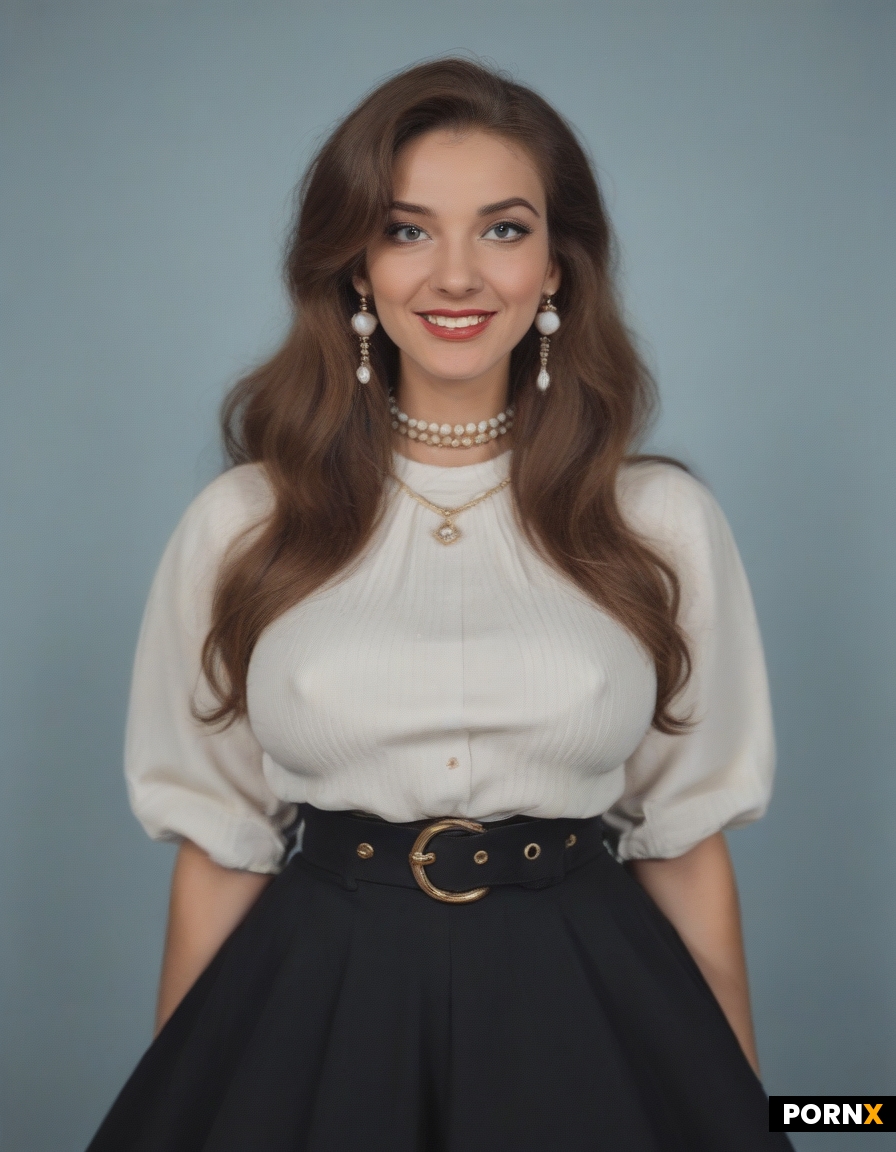 Dynamic exaggerated busty slim ditzy geeky cute preppy nerdy Nympho teacher professor
