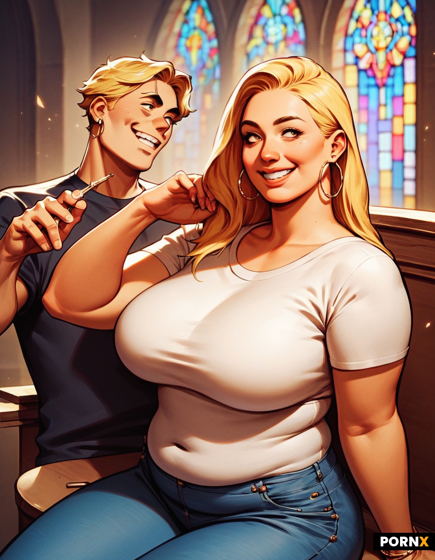 Blonde woman