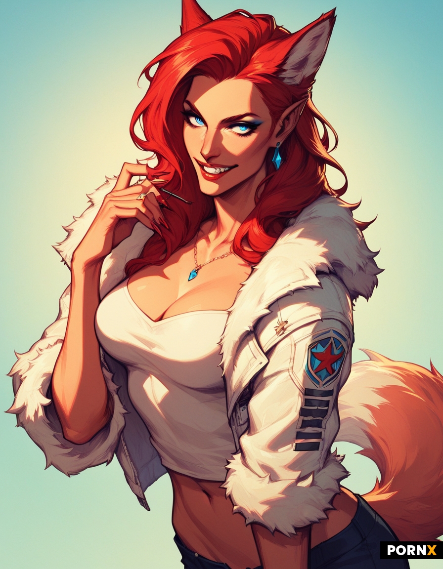 sexy fox woman