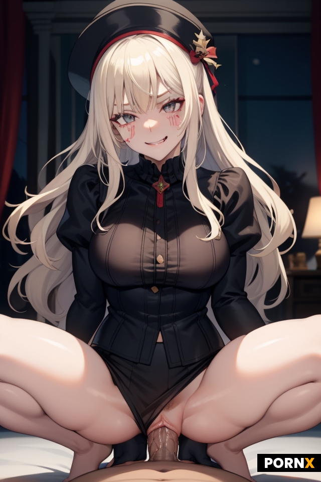 Seductive smirk