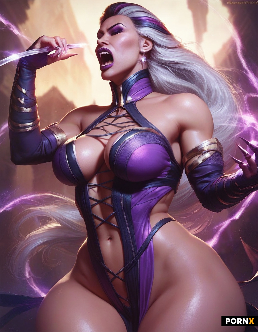 Sindel  Mortal Kombat Huge hips and breast screaming