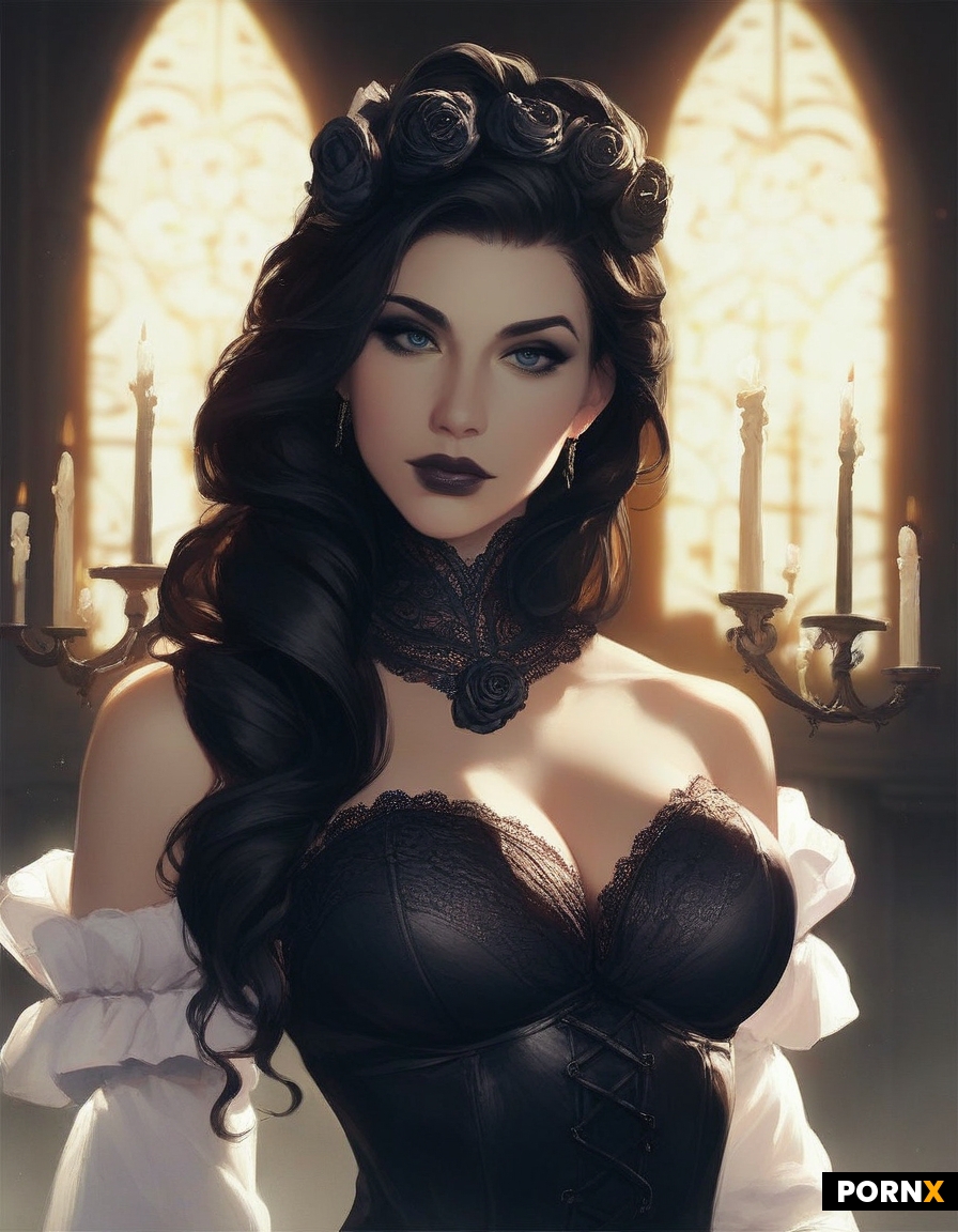 Pretty pale-skinned woman