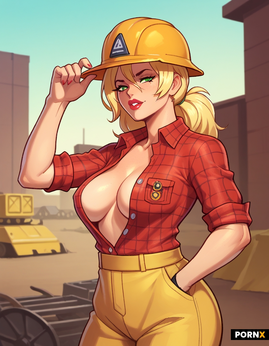 blonde woman