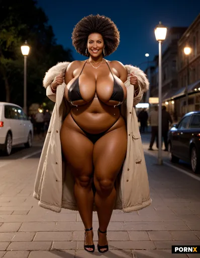 beautiful curvy black woman