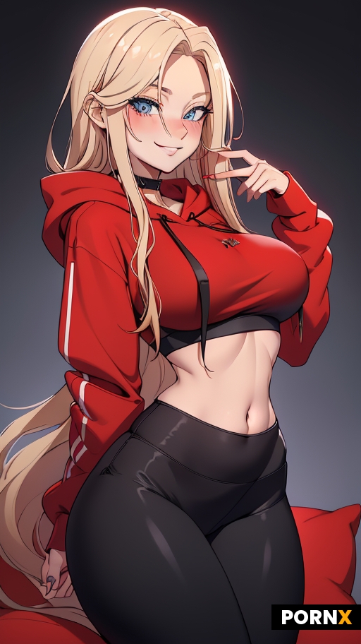 long straight blonde hair