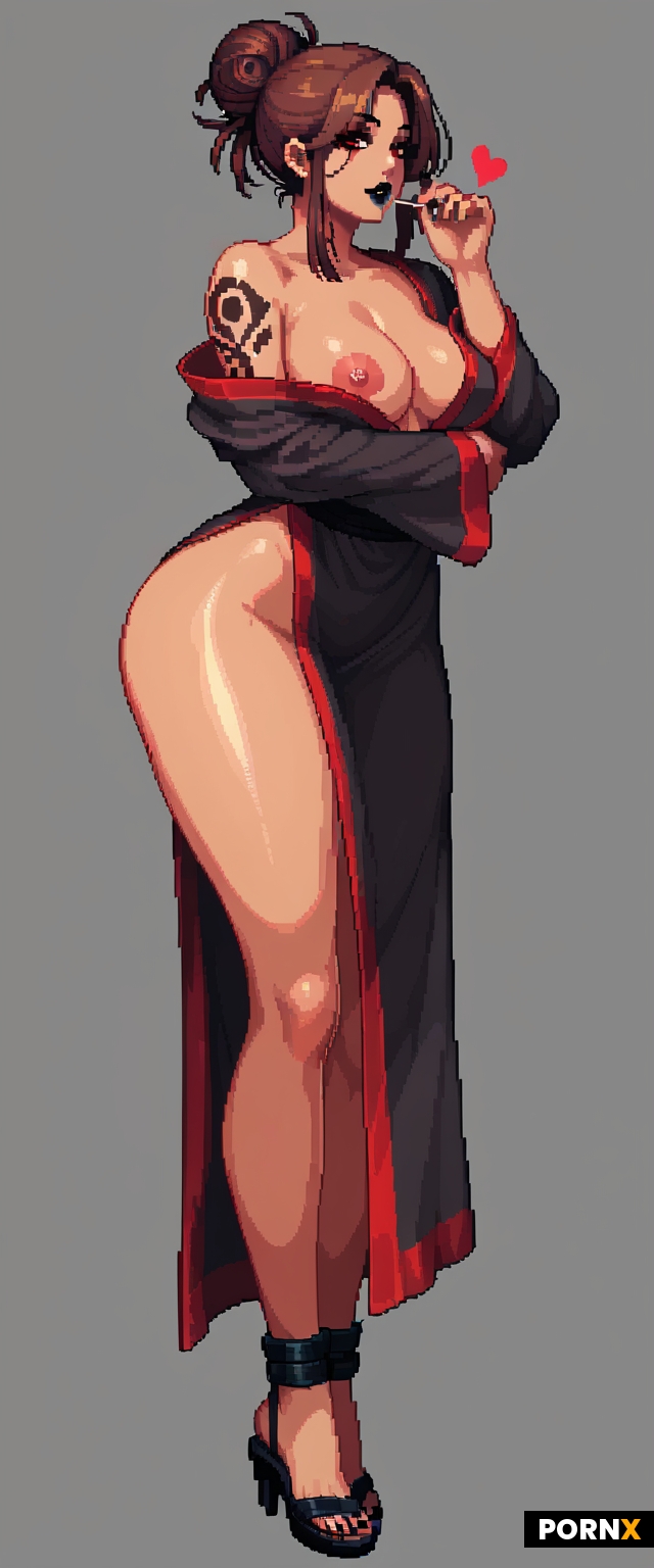 tanned vampire woman