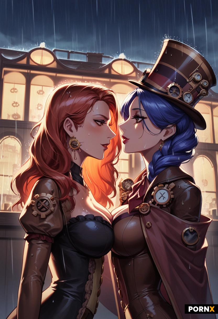 in a steampunk version of nighttime london