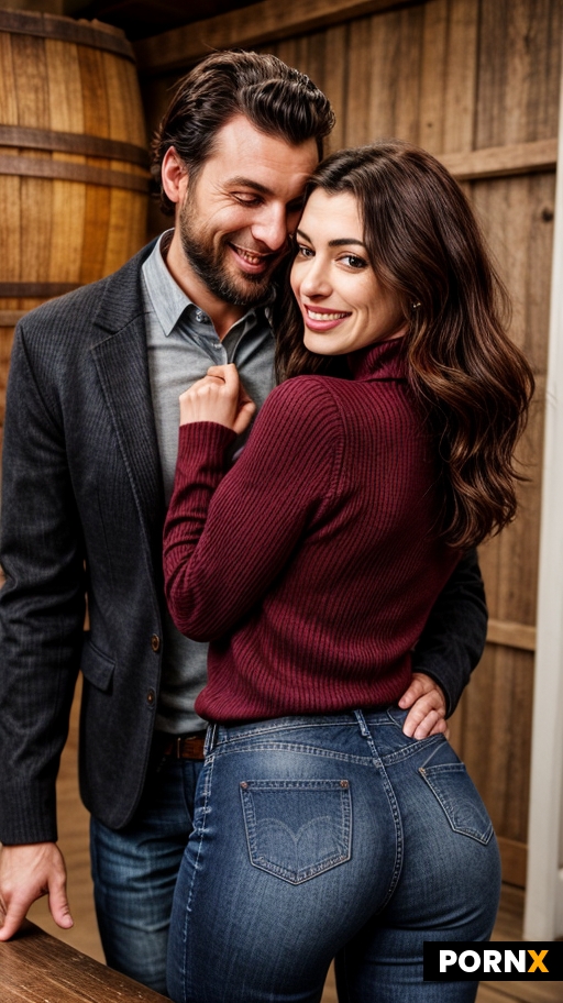 Man standing with woman