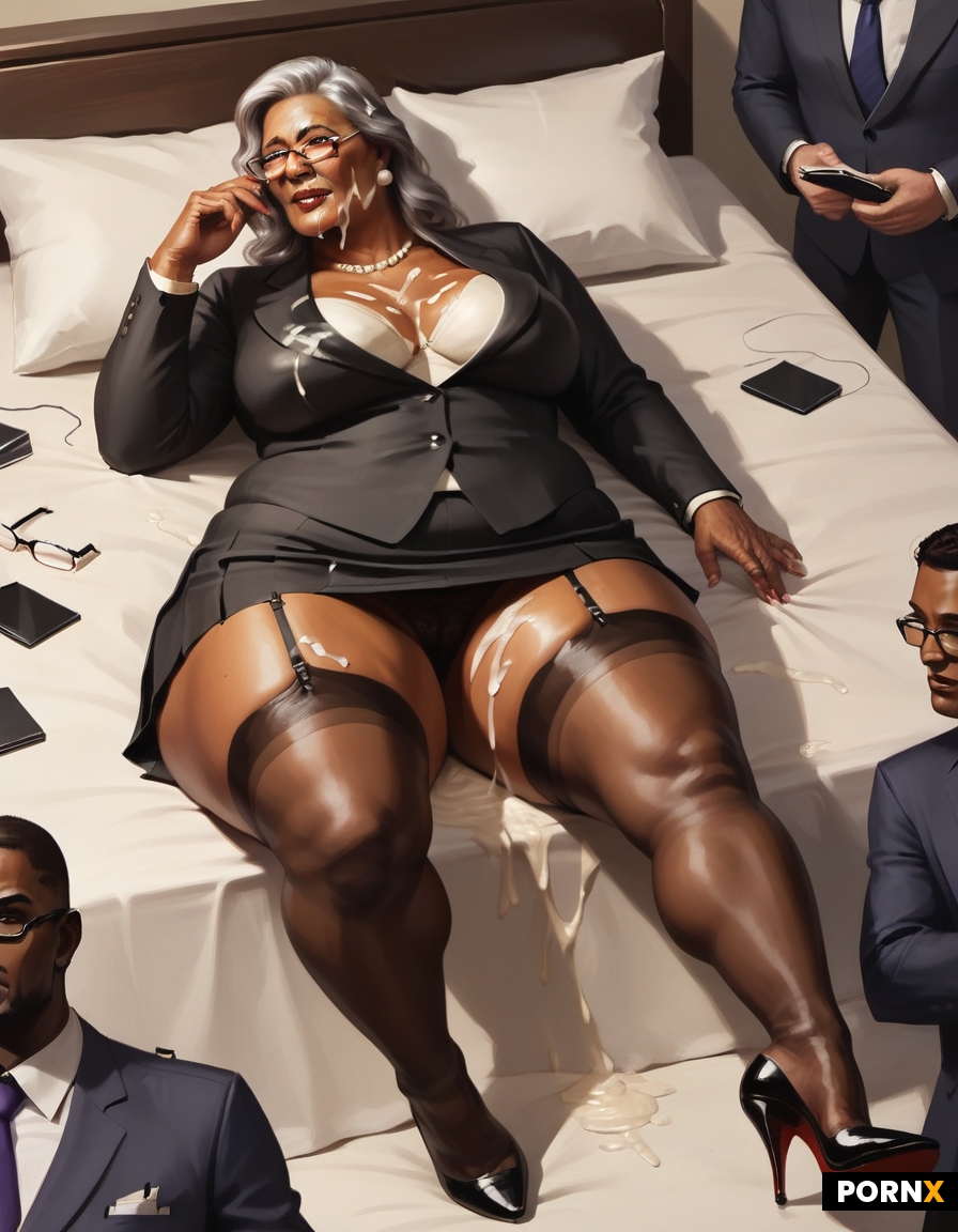 fat african black grandmother