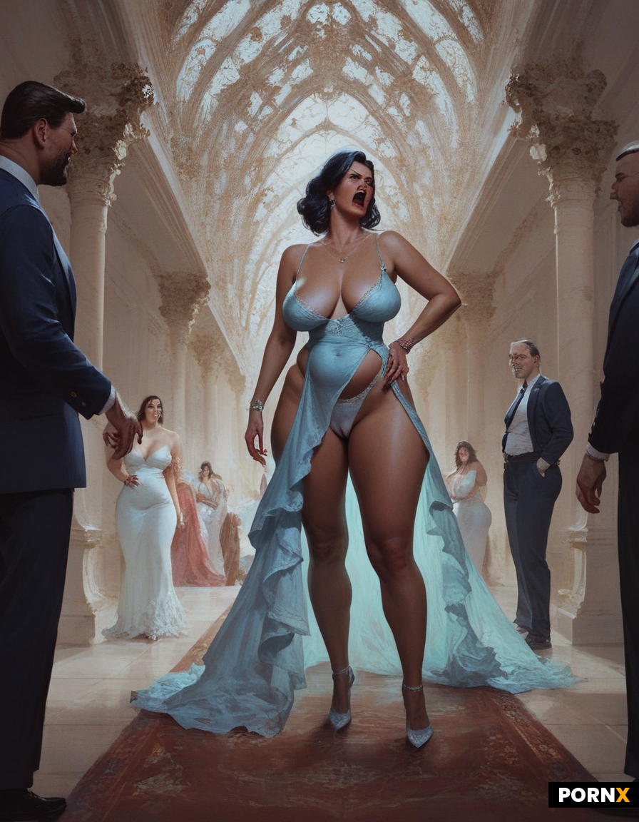 Dark medium hair haired Busty thick mother thick hipped