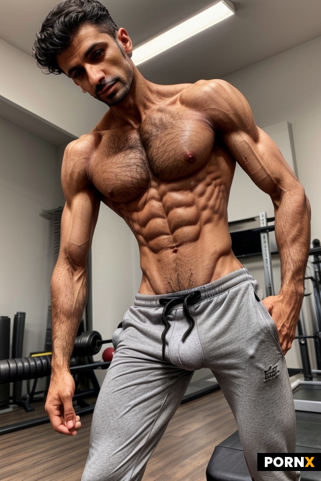 arab man have a  big hard cock