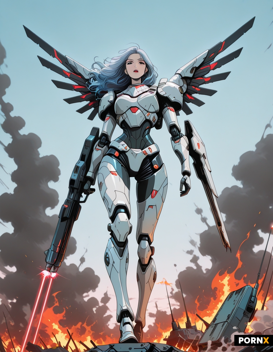 japanese mecha style woman