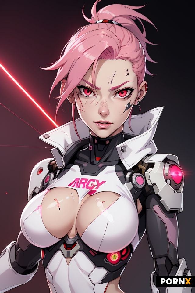 nice female cyborg