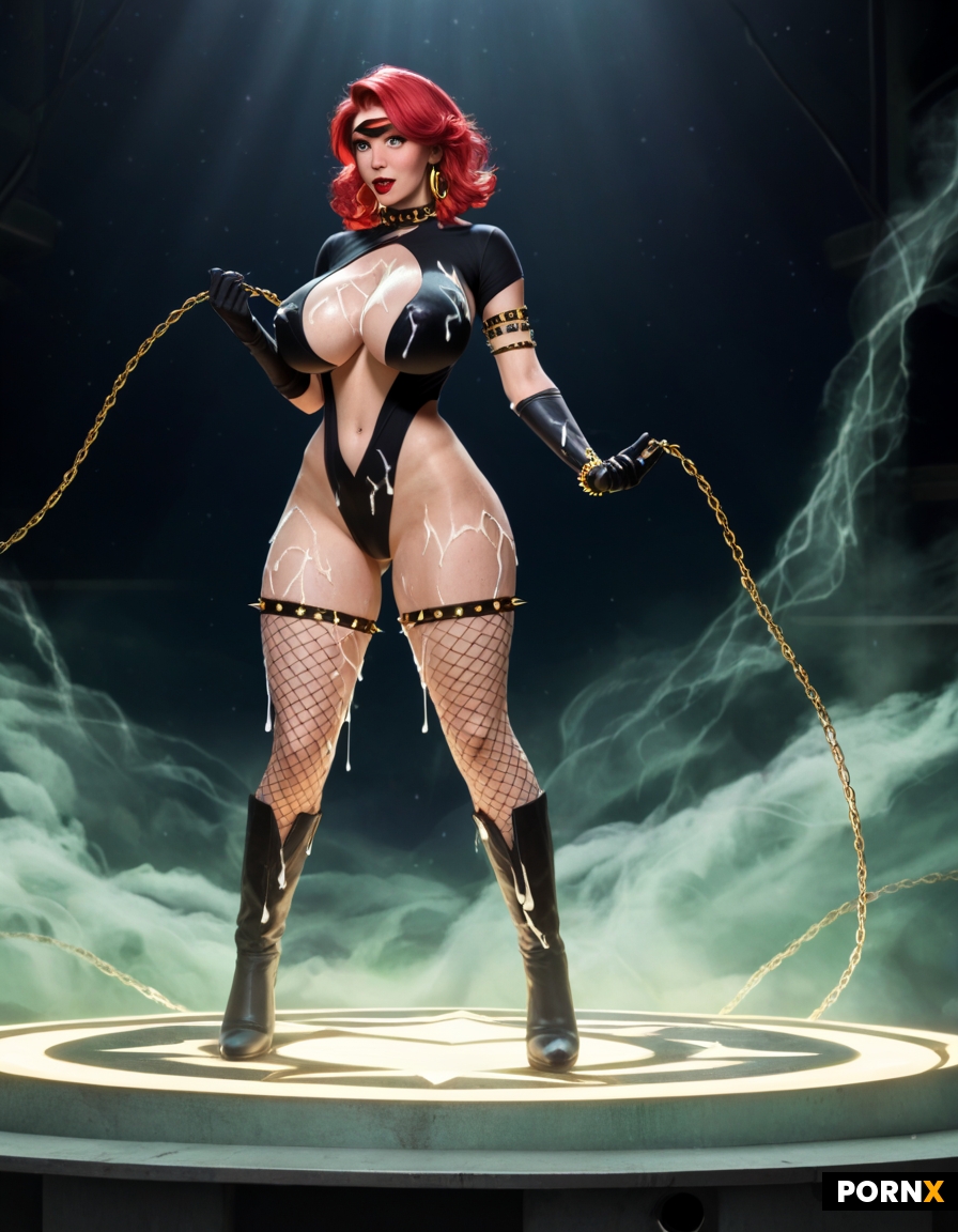 Dynamic overdramatic maniacal futuristic comic superhero