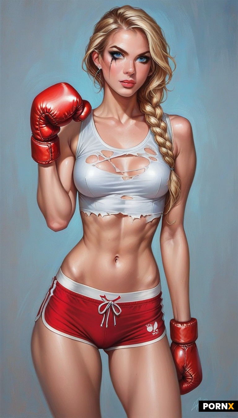 Two Hot female boxers