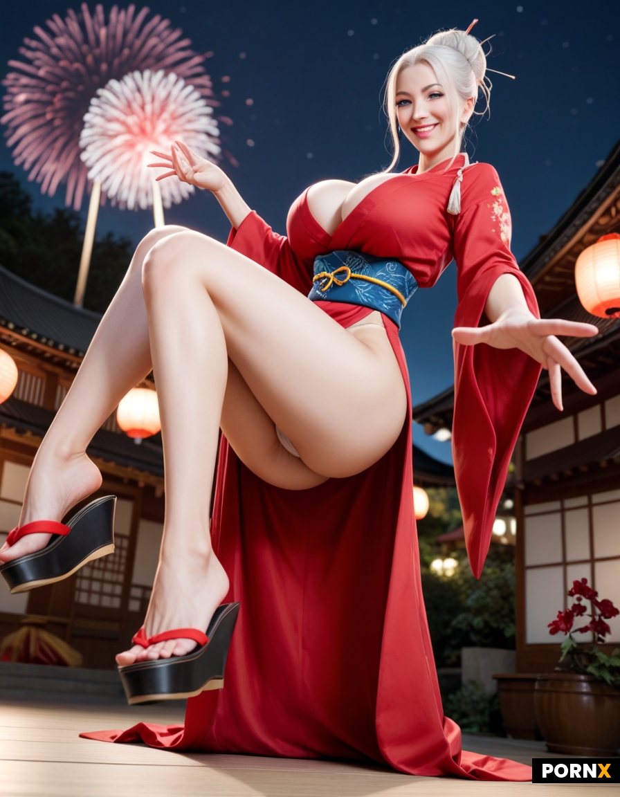 She is a cute and beautiful woman