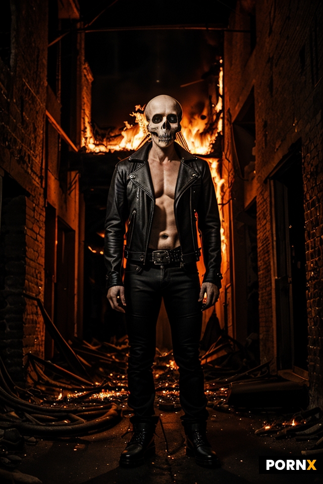 Hot demon biker