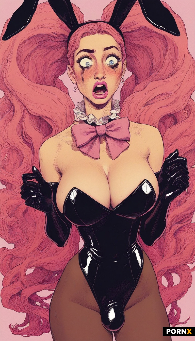 long pink pigtails