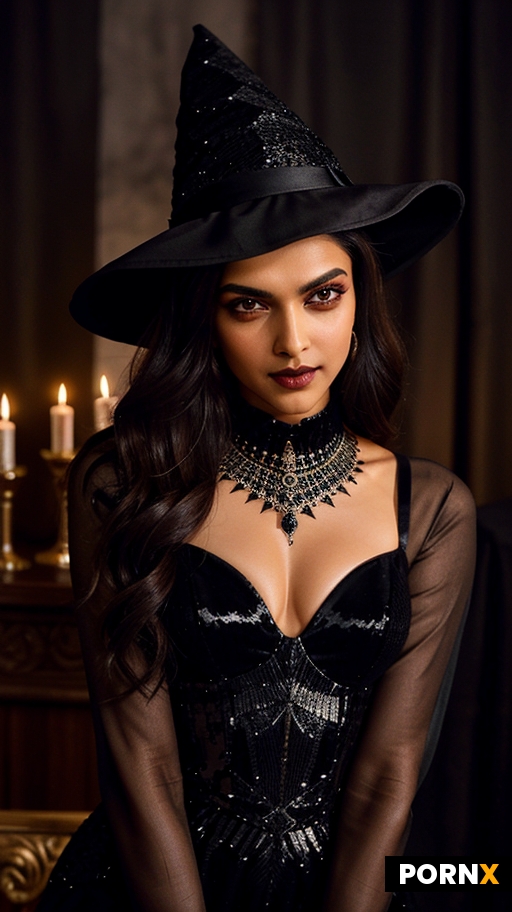 Deepika Padukone is looking at camera seductively while she leans forward