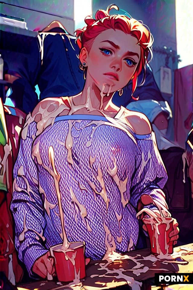 Huge tits covered in Cum