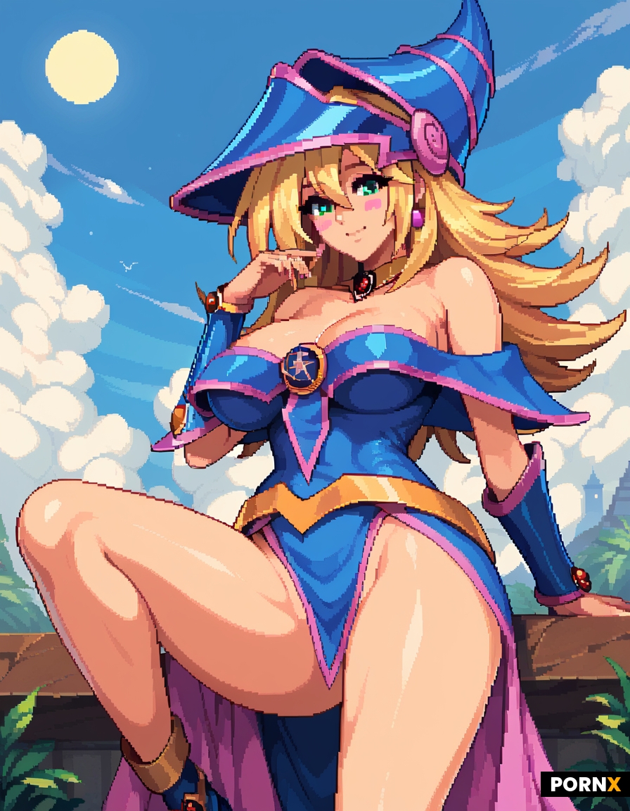 Dark magician woman