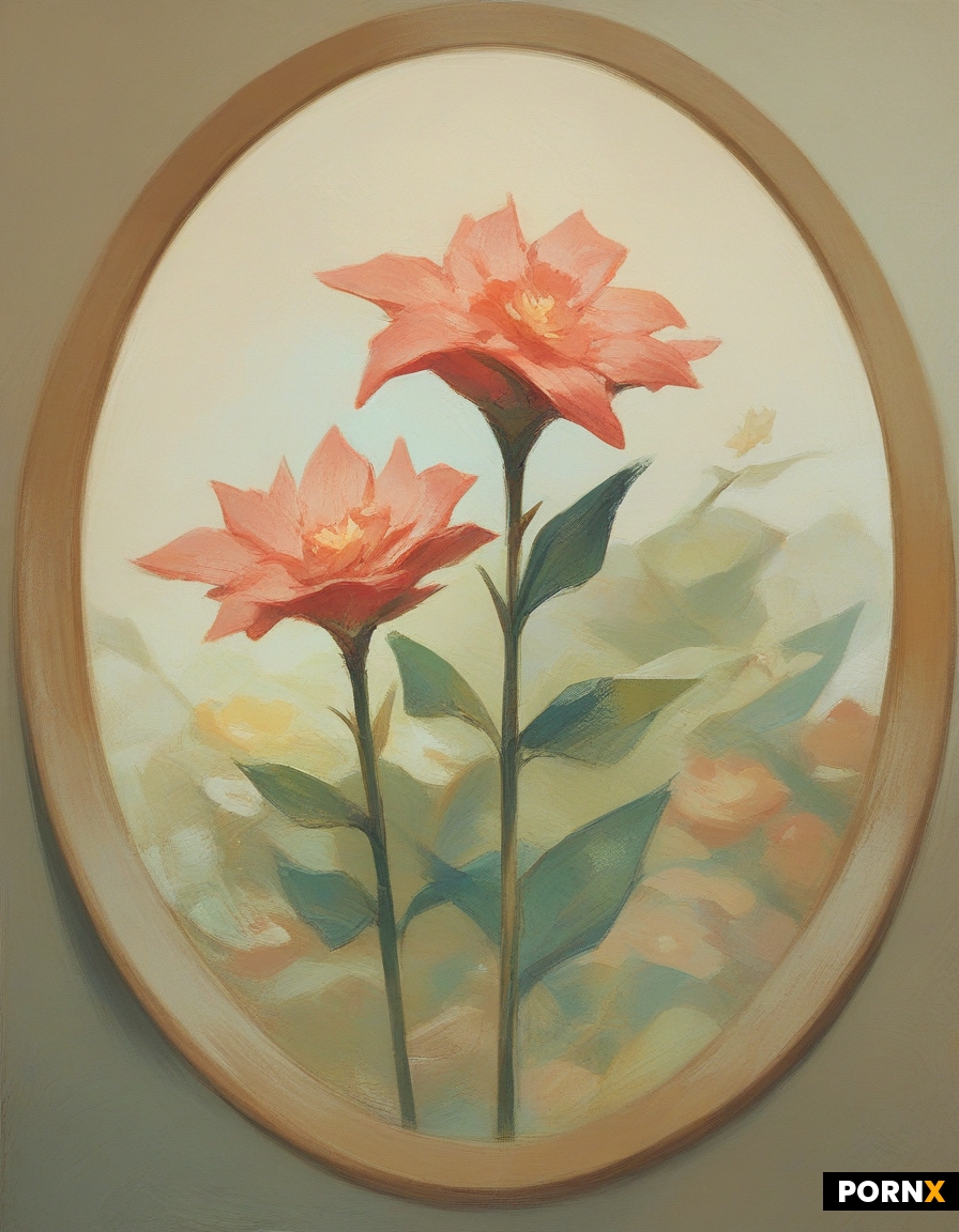 Bublebee on flower + the style of oil painting with large brush strokes