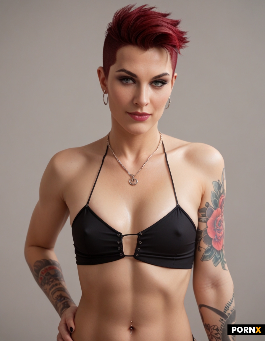 Super sexy tomboy emo chick