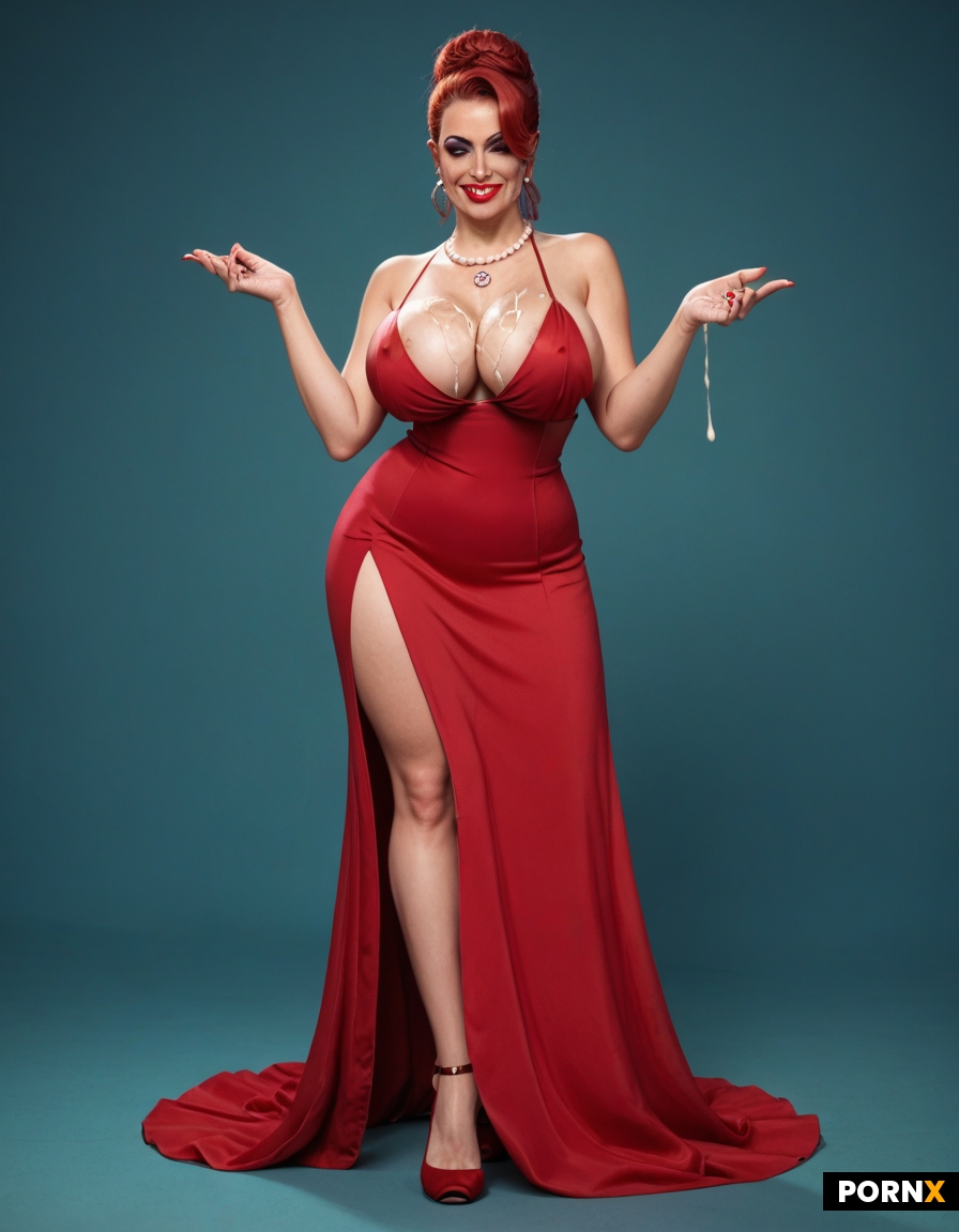 short voluptuous redhead