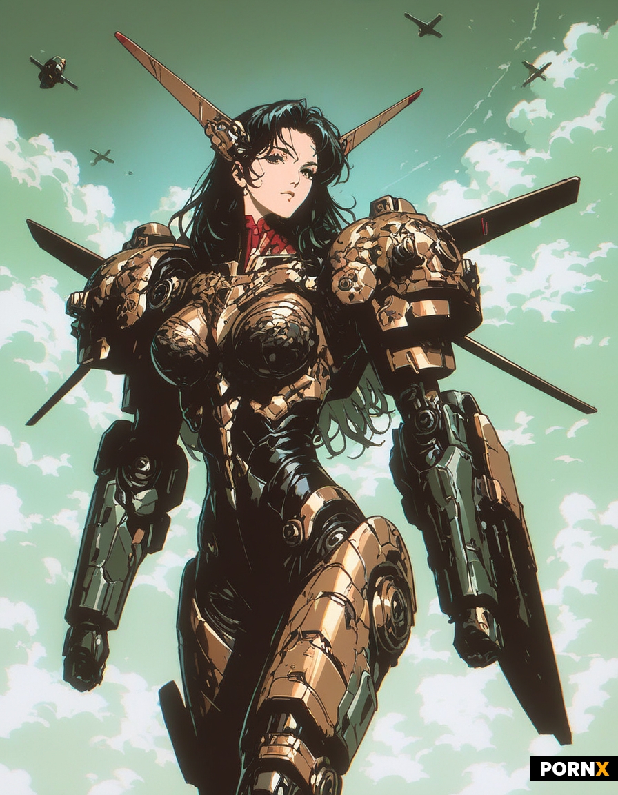 japanese mecha style woman