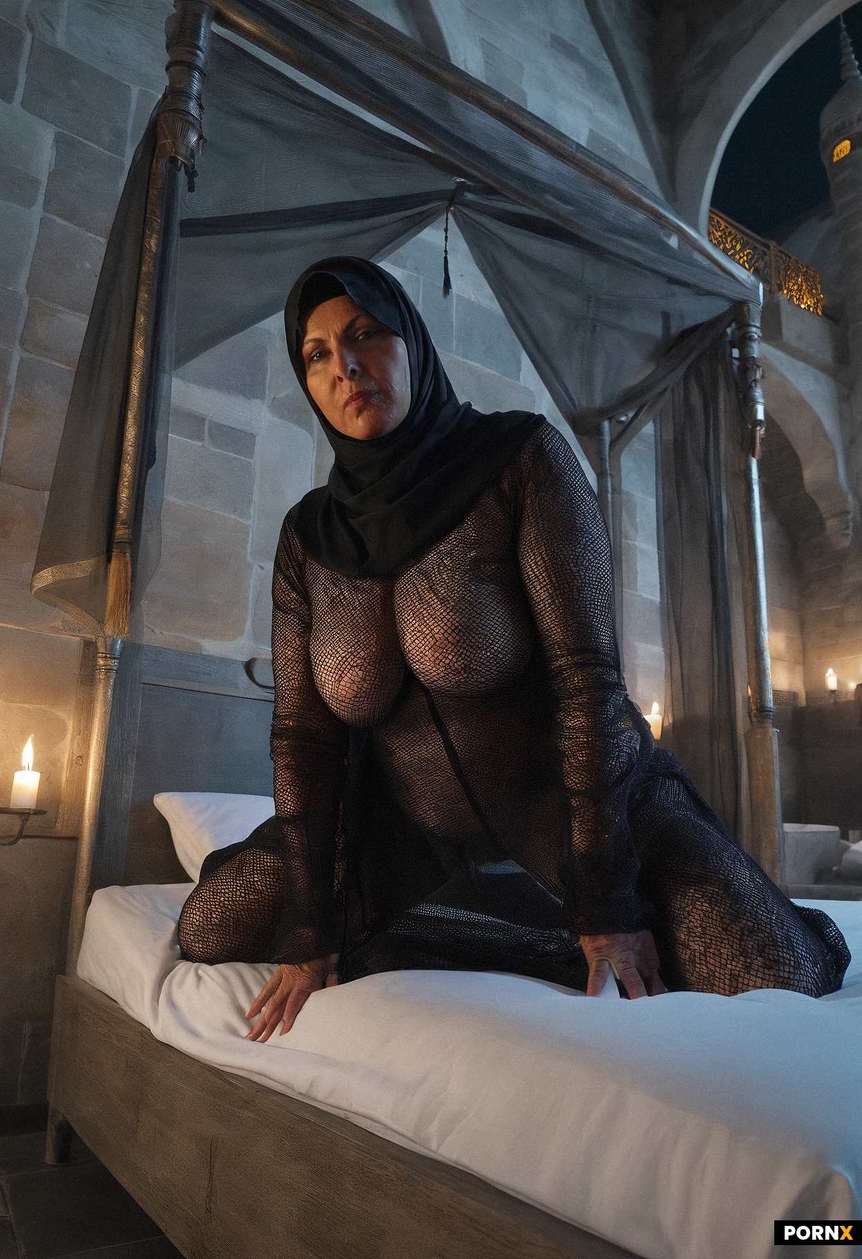 Old turkish milf woman